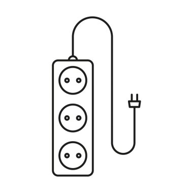 Vector icon of electrical extension