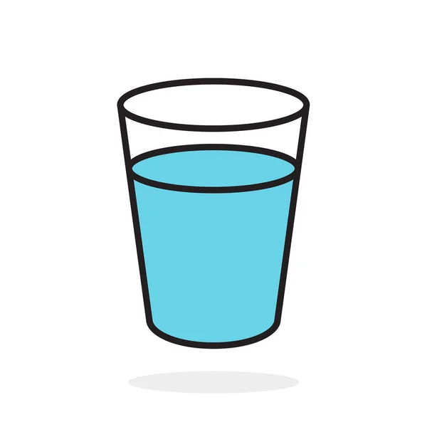 Vector pictogram glas — Stockvector