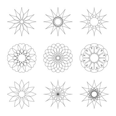 Vektör kümesi yuvarlak çerçeve