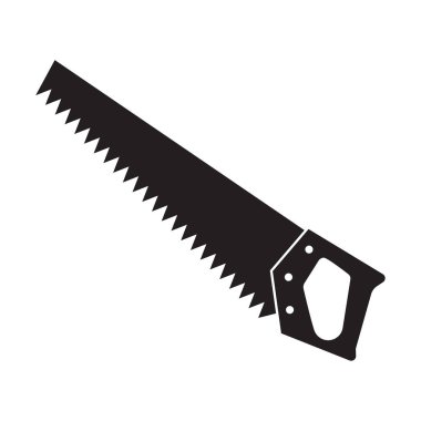 El testeresi vektör simgesi.