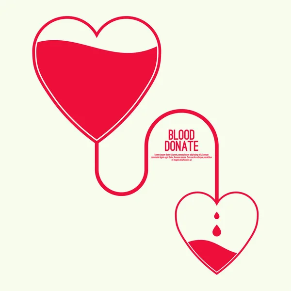 Donación de sangre de símbolo. — Archivo Imágenes Vectoriales