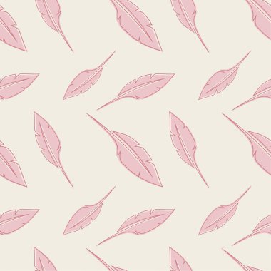 Tüylü, pürüzsüz bir doku. Quill sembolü vektör tasarımı.