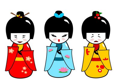 geleneksel Japon bebek