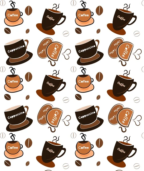 Kaffeetassen Hintergrund — Stockfoto