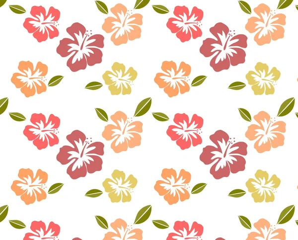 Hibiscus patroon — Stockfoto