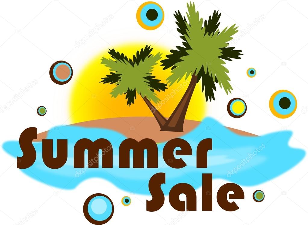 Illustration of the summer sale
