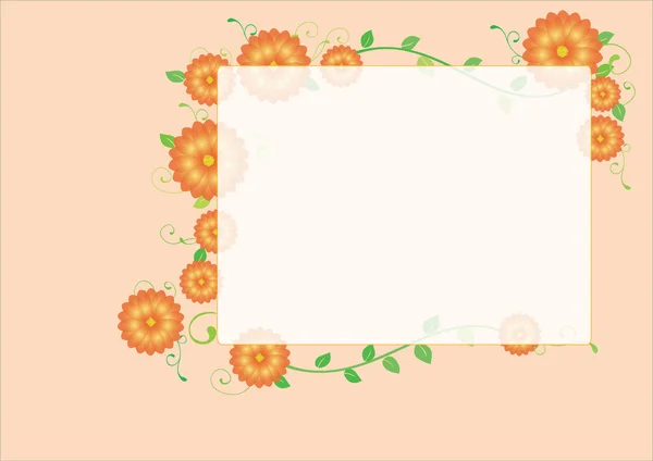 Abstract floral banner — Stock Photo, Image