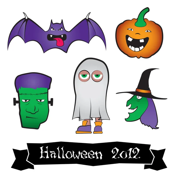 Halloween karakter pack Stockvector