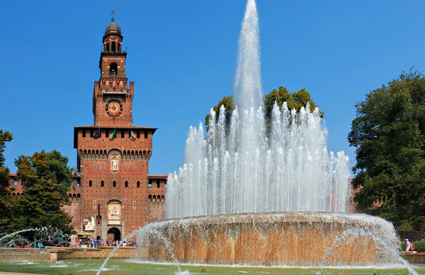 Castello Sforzesco, Milano Foto Stock