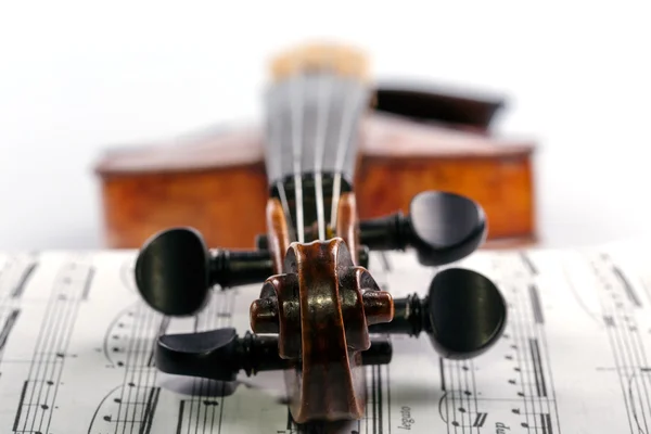 Gammel violin - Stock-foto