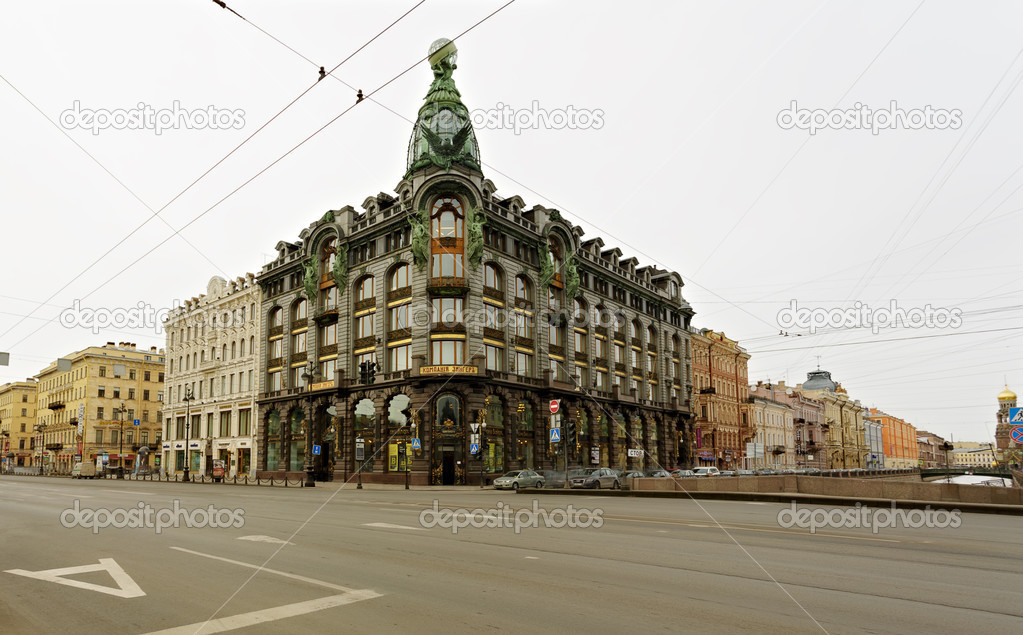 Zinger's house (House of books). St.Petersburg