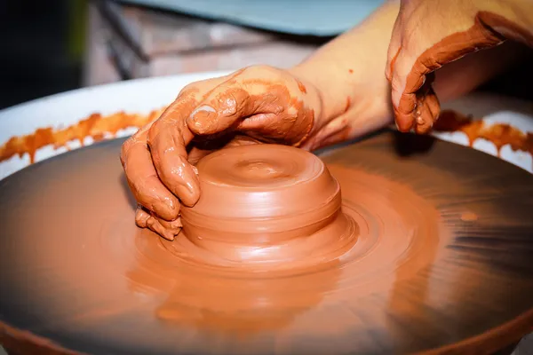 Handgemaakt aardewerk — Stockfoto