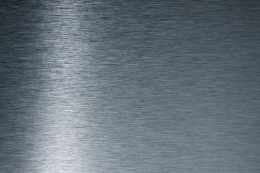 fırçalanmış metal plaka.