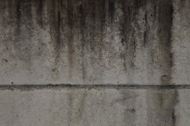 Beton duvar yapısı-ön görünümü ayrıntıları.