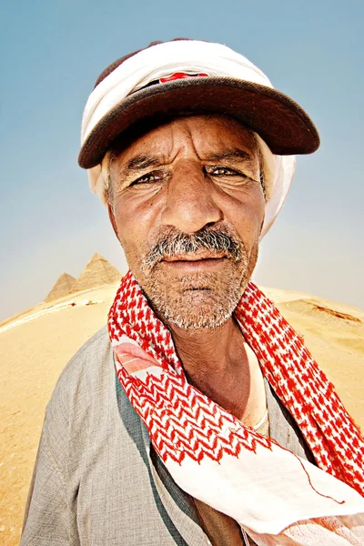 Roliga egyptiska beduiner — Stockfoto