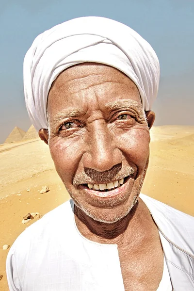 Roliga egyptiska beduiner — Stockfoto