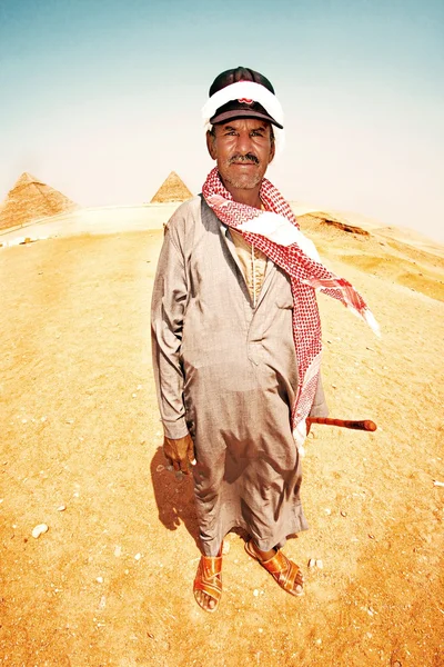 Beduínos egípcios engraçados — Fotografia de Stock
