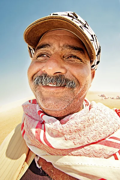 Beduínos egípcios engraçados — Fotografia de Stock