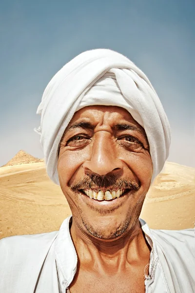 面白いエジプトのベドウィン — ストック写真