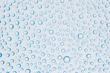 Mavi su damlaları arka plan