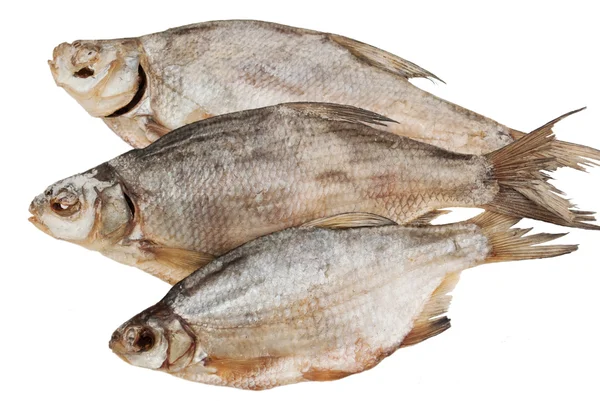 Dried fish on a white background — Stock Photo, Image