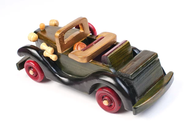 Fából készült játék-autó — Stock Fotó