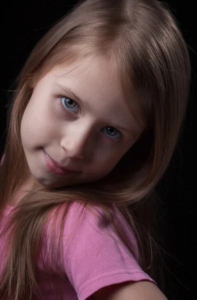 Portrait of a little girl — Stock Photo, Image