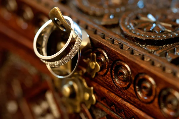 Wedding rings — Stock Photo, Image