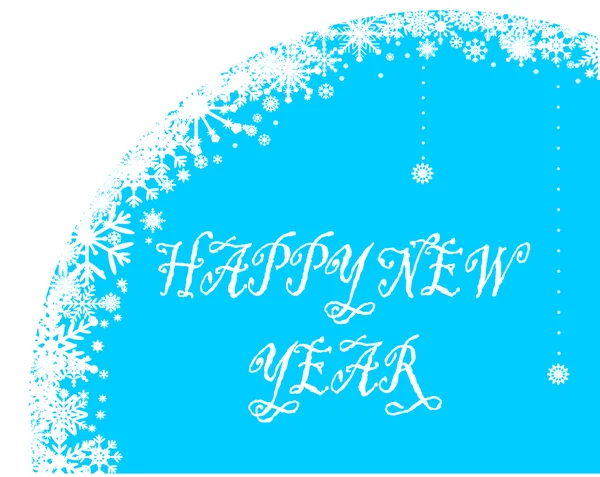 幸福な新しい年 2013年。ご挨拶とお祝いの言葉 — ストックベクタ