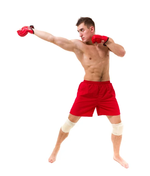 Luchador ejerciendo — Foto de Stock