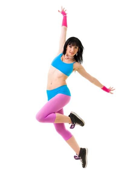 Gymnast meisje dansen Stockfoto
