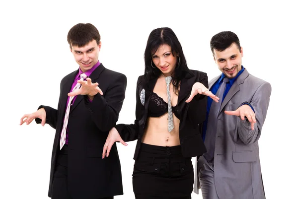 Group of sexy business Royalty Free Stock Images