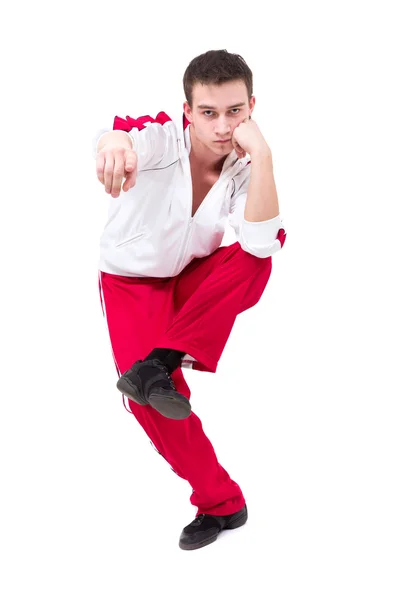 Modern Man Tänzerin posiert — Stockfoto