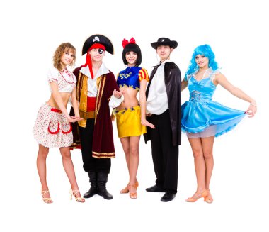 poz karnaval kostümleri dansçılar