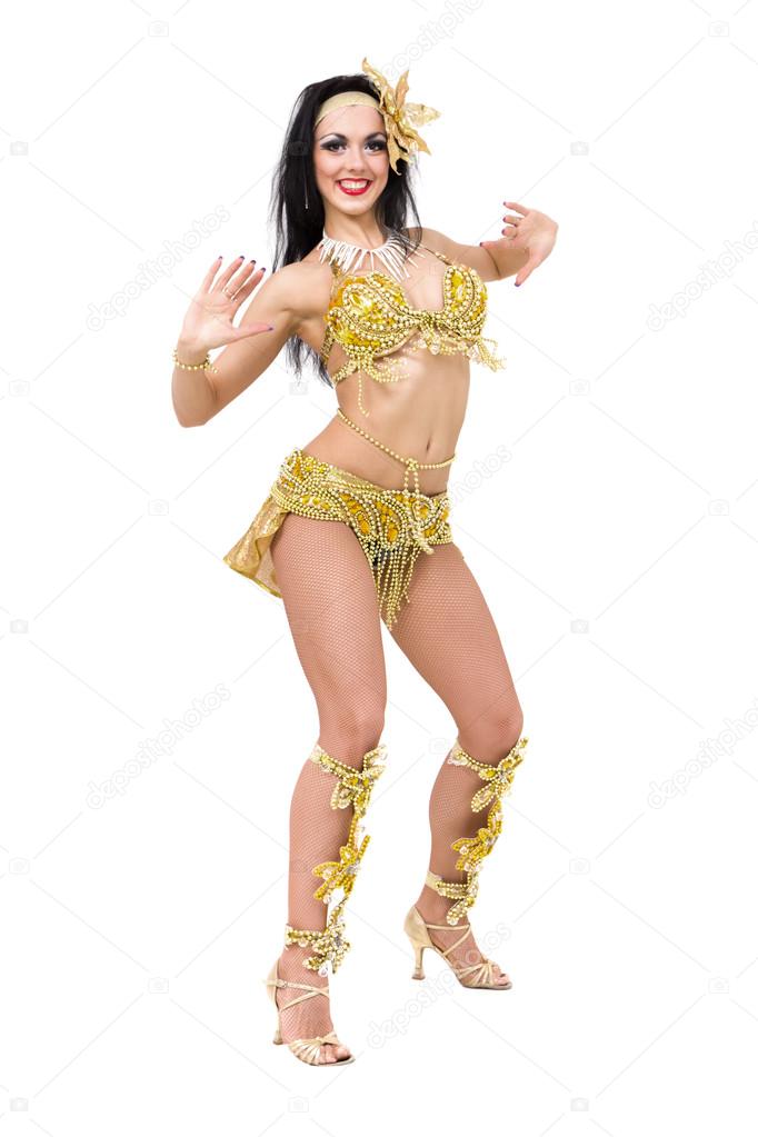 Sexy carnival dancer