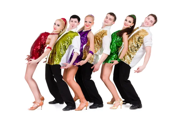 Disco dancer team — Stock Photo, Image