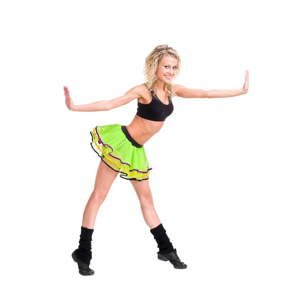 Fitness-Frau posiert — Stockfoto