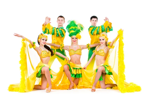 Sexy carnival dancers posing — Stock Photo, Image