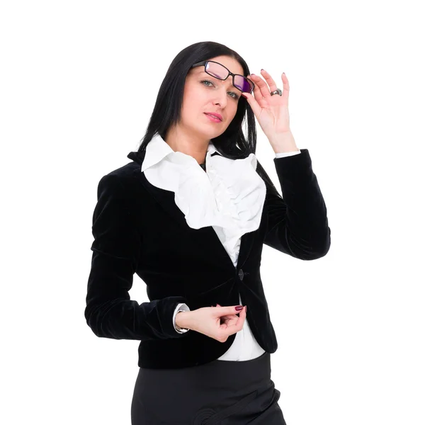 Pretty young businesswoman — Stock Photo, Image