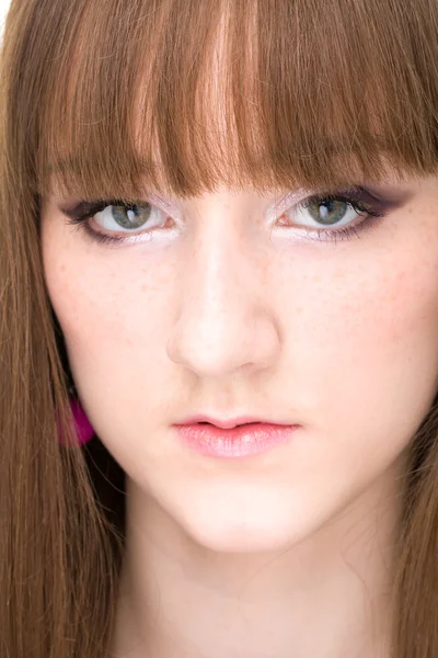 Close up of young beautiful woman — Stock Photo, Image