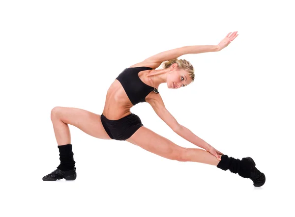 Young fitness woman doing exercise — Stock Photo, Image