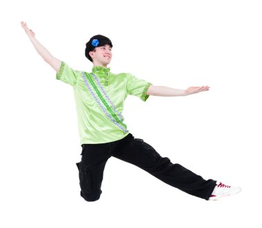 çekici bir adam halk Ukraynalı elbise