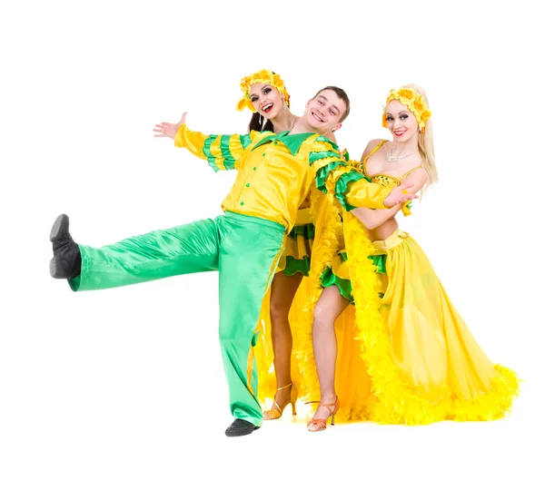 Sexiga karneval dansare dansar — Stockfoto