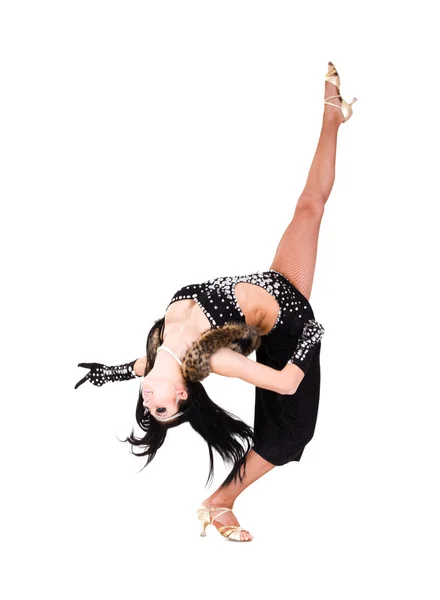 Full length of young ballerina posing — Stock Photo, Image