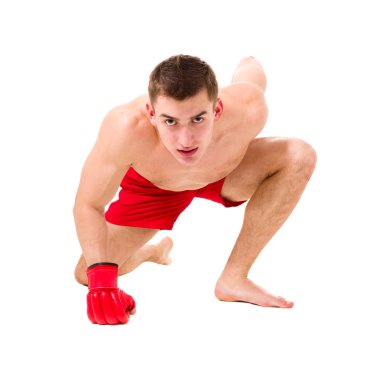 egzersiz yapan boxer erkek