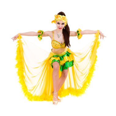 güzel karnaval dansçı kadın dans
