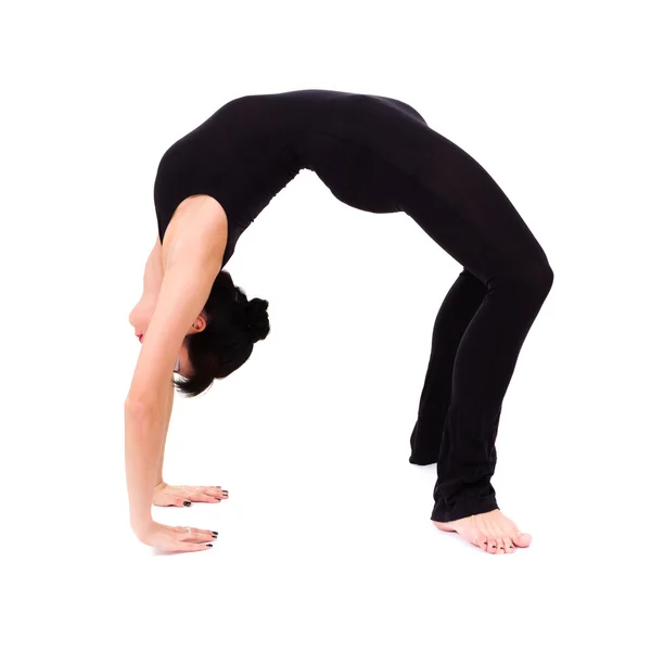 Young athlete woman doing stretching exercise — Stock Photo, Image