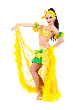 Karnaval dansçı kadın dans