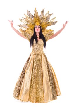Karnaval dansçı kadın dans