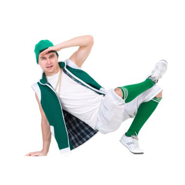 dost adam komik cüce gibi giyinmiş